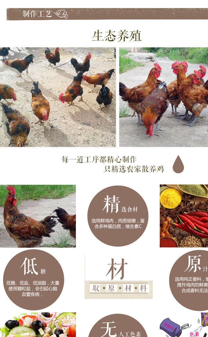 上譽一品阿膠燒雞脫骨扒雞鹵肉熟食500gX2禮盒裝示例圖9