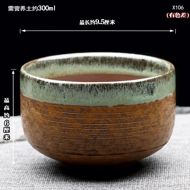 宜興多肉植物花盆多肉花盆粗陶綠植物陶瓷簡約個性小花盆紫砂盆栽示例圖1
