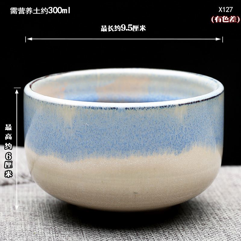 宜興多肉植物花盆多肉花盆粗陶綠植物陶瓷簡約個性小花盆紫砂盆栽示例圖9