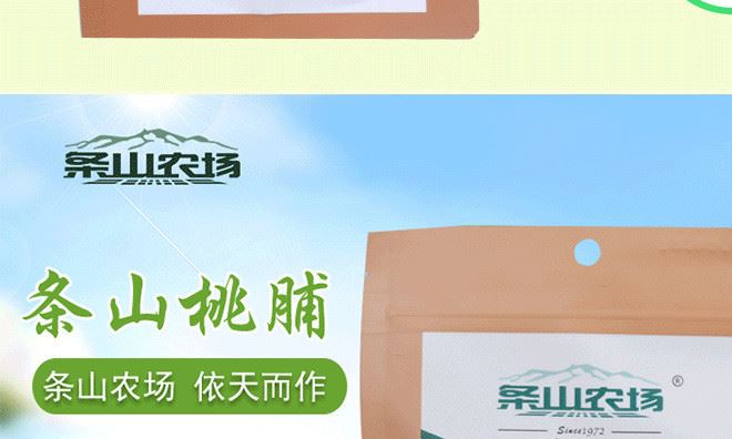 果干 現貨桃脯桃干袋裝果干休閑零食果脯蜜餞廠家批發條山農場示例圖5