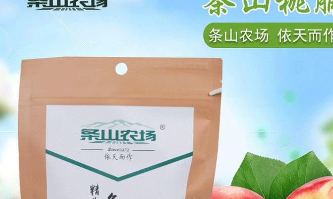 果干 現貨桃脯桃干袋裝果干休閑零食果脯蜜餞廠家批發條山農場示例圖7