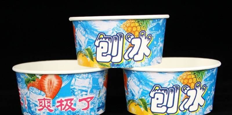 廠(chǎng)家直銷(xiāo) 水果刨冰碗 紙碗 冰粥碗1000個(gè) 批發(fā)小紙碗示例圖4