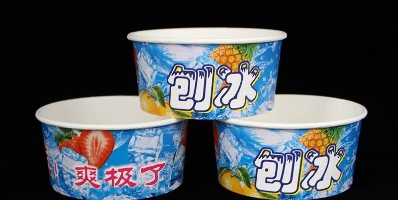 廠(chǎng)家直銷(xiāo) 水果刨冰碗 紙碗 冰粥碗1000個(gè) 批發(fā)小紙碗示例圖5