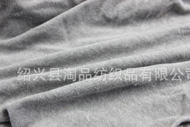 批發(fā)定做 竹炭纖維單面毛圈布 針織面料 服飾床品示例圖4