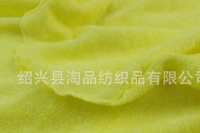 批發(fā)定做 竹炭纖維單面毛圈布 針織面料 服飾床品示例圖12