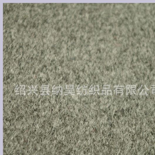 全毛雙面順毛 800克每米 毛呢面料 粗紡梭織 毛紡面料 A6混灰色示例圖3