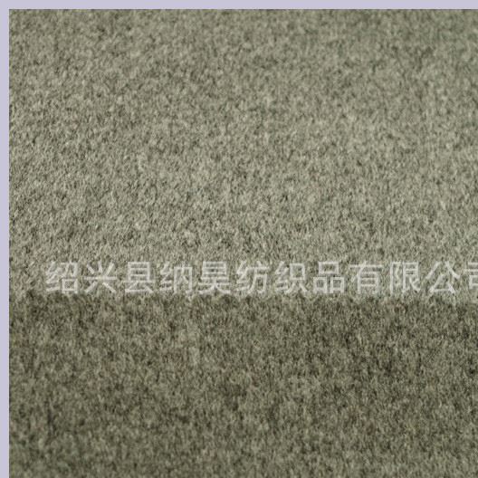 全毛雙面順毛 800克每米 毛呢面料 粗紡梭織 毛紡面料 A6混灰色示例圖7