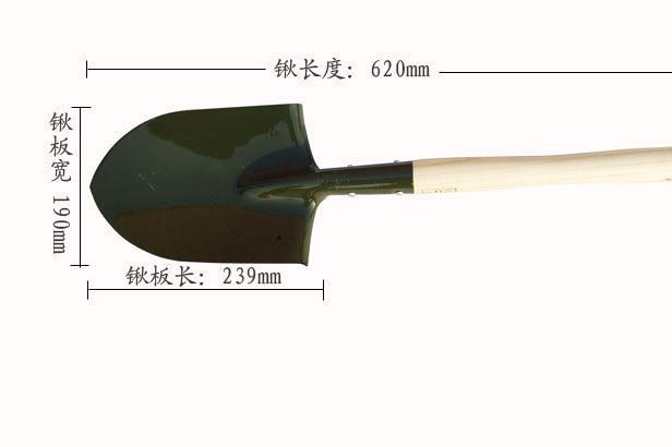 昌林108B錳鋼戶外多功能工兵鏟軍鍬釣魚野營鏟兵工鏟子車載鐵鍬示例圖1