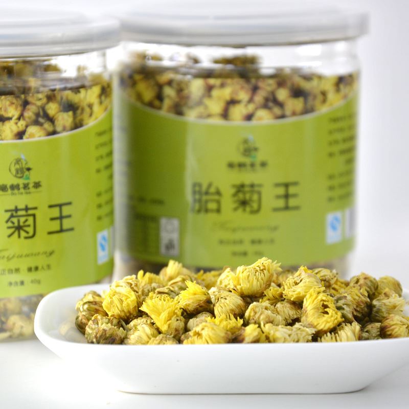 罐裝菊花茶 花草茶 桐鄉(xiāng)胎菊王特級杭白菊 批發(fā)貼牌代加工示例圖2