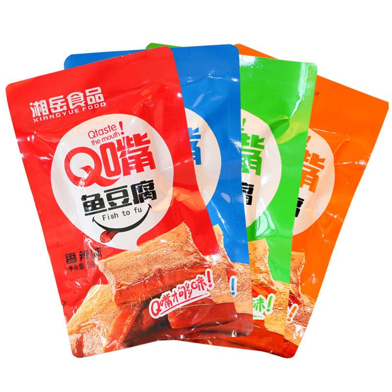 湘岳食品 魚豆腐魚25g*20包 板燒豆干小吃 湖南特產(chǎn) 休閑零食批發(fā)示例圖3