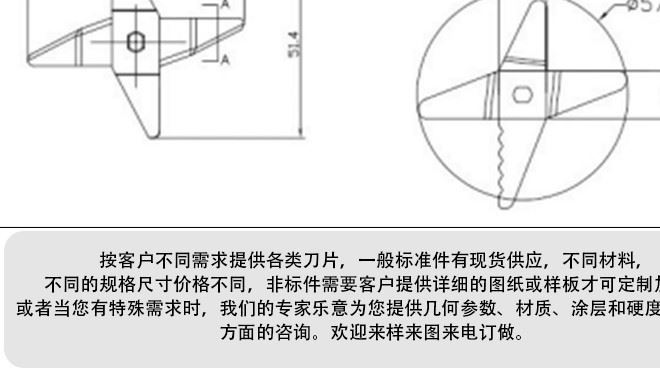 廠家直銷 料理機刀片 不銹鋼攪拌絞肉刀片示例圖11