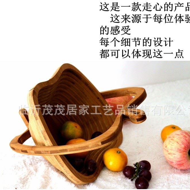 創(chuàng)意居家水果干果盤桌面裝飾收納筐可折疊化妝品收納盒酒店用品示例圖3