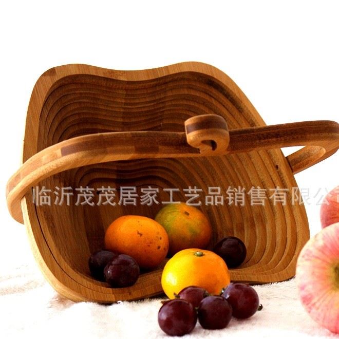 創(chuàng)意居家水果干果盤桌面裝飾收納筐可折疊化妝品收納盒酒店用品示例圖8