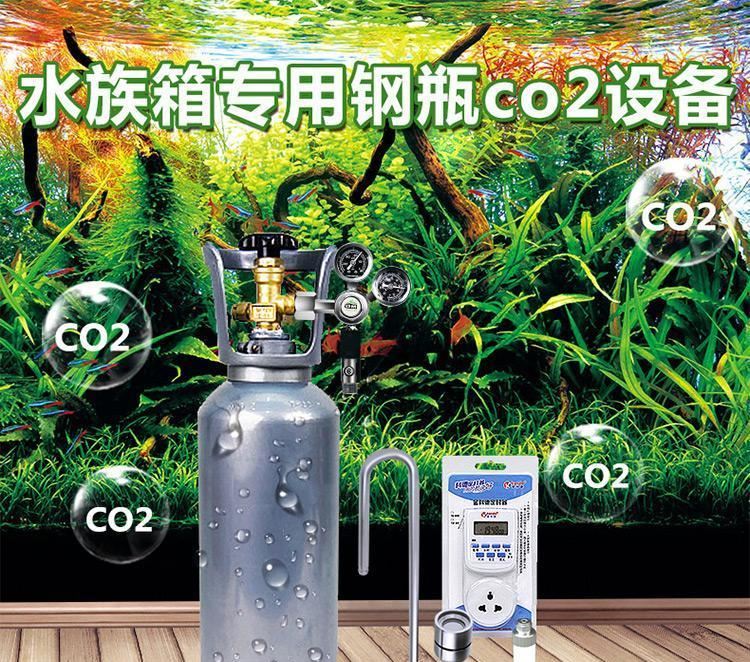 瘋狂水草二氧化碳鋼瓶 水草缸co2鋼瓶水族魚缸示例圖3