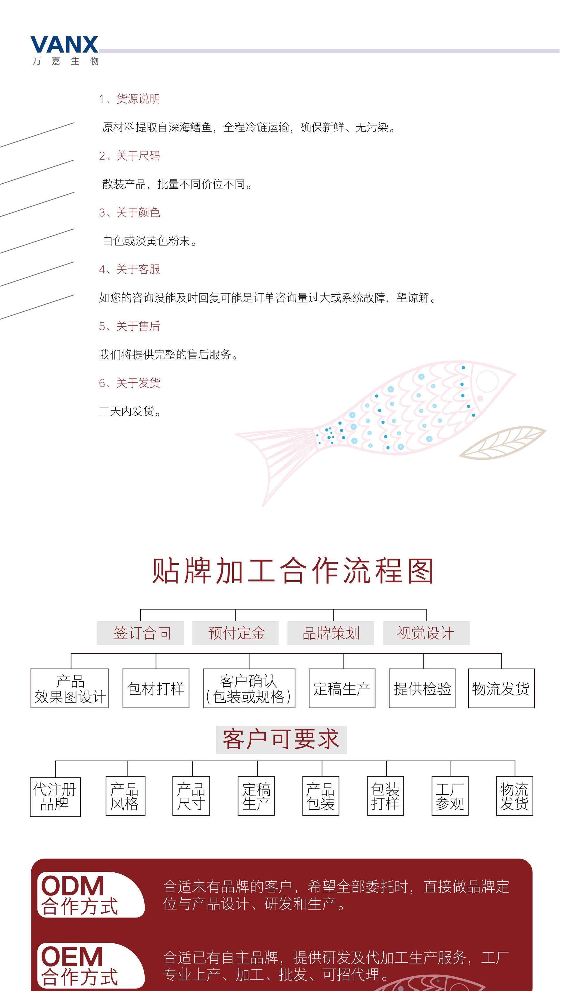 魚膠原蛋白肽代工小分子肽低聚活性肽深海鱈魚食用級(jí)原材料樣品示例圖11