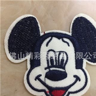 電腦繡花 時尚章仔刺繡補丁布貼卡通圖案廠家直銷刺繡漂亮現貨示例圖1