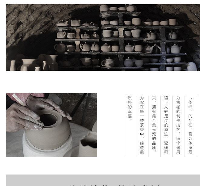 恬瓷泡茶壺茶具整套裝立體浮雕龍旋轉茶盤陶瓷綠色蓋碗功夫小茶杯示例圖16
