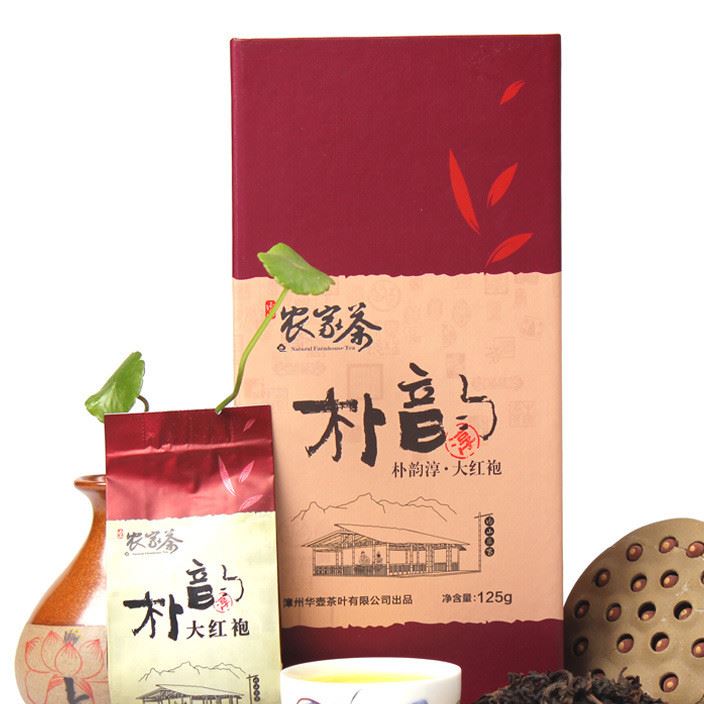 內(nèi)山農(nóng)家 樸韻淳禮盒 大紅袍 古法烘焙 茶葉批發(fā) 濃香型 武夷巖茶示例圖1