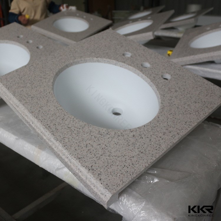 亚克力大理石洗脸台 浴室柜台面板 大理石厨房台面面板