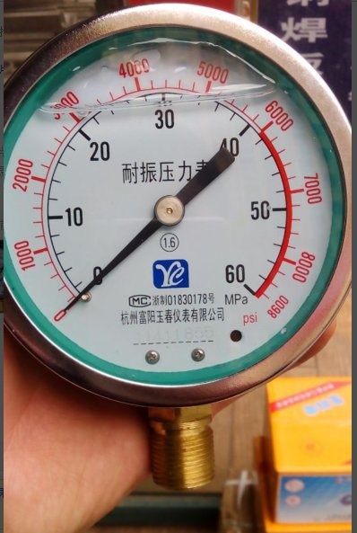 【耐震压力表】yn100 60mpa 杭州富阳 耐震压力表 抗震压力表 油压表