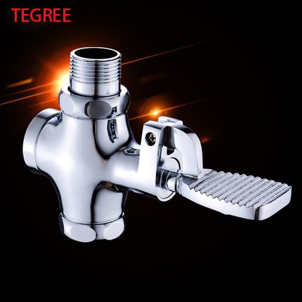 tg-712全铜蹲便器冲洗阀大便脚踏冲水器延时脚踩阀蹲坑