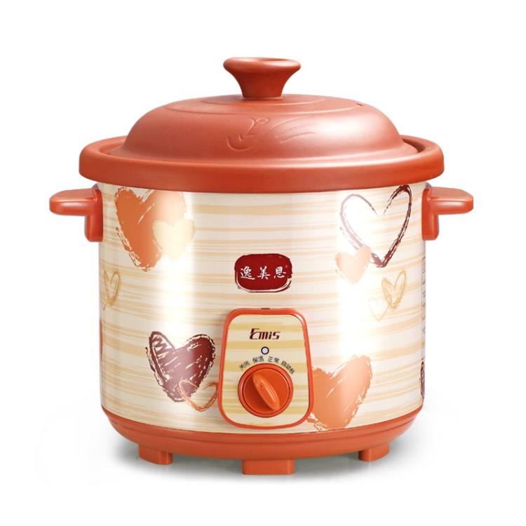 逸美思5035电子炖锅砂锅养生煲紫砂电炖锅陶瓷电瓦煲汤隔水电炖锅