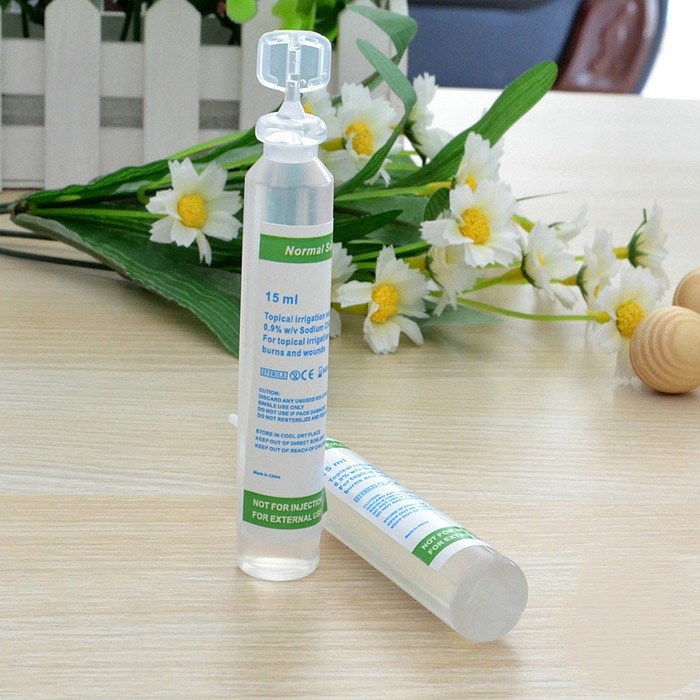 韩式半永久材料便携式生理盐水15ml眼部清洗液纹绣用品色料批发