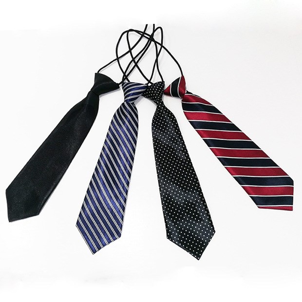 速酷童装韩版潮宝个性懒人男女孩儿童表演小领带 弹力松紧领带