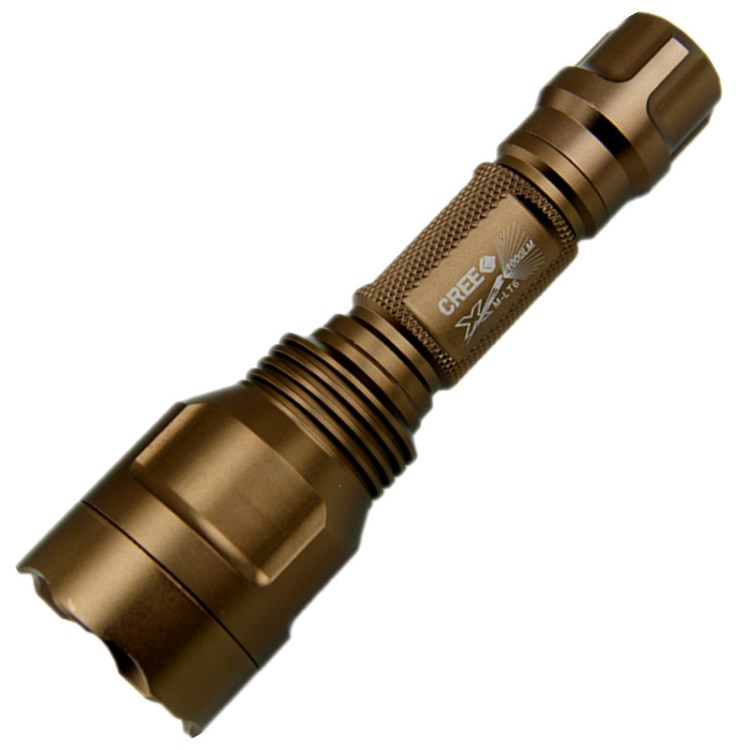 加长版正品c8t6 led铝合金强光手电筒 led充电电筒 防水远射手电