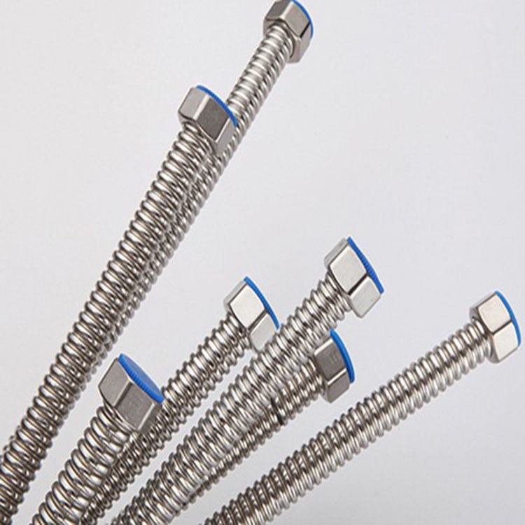 4分304不锈钢波纹管热水器冷热进水管太阳能软管编织淋浴管