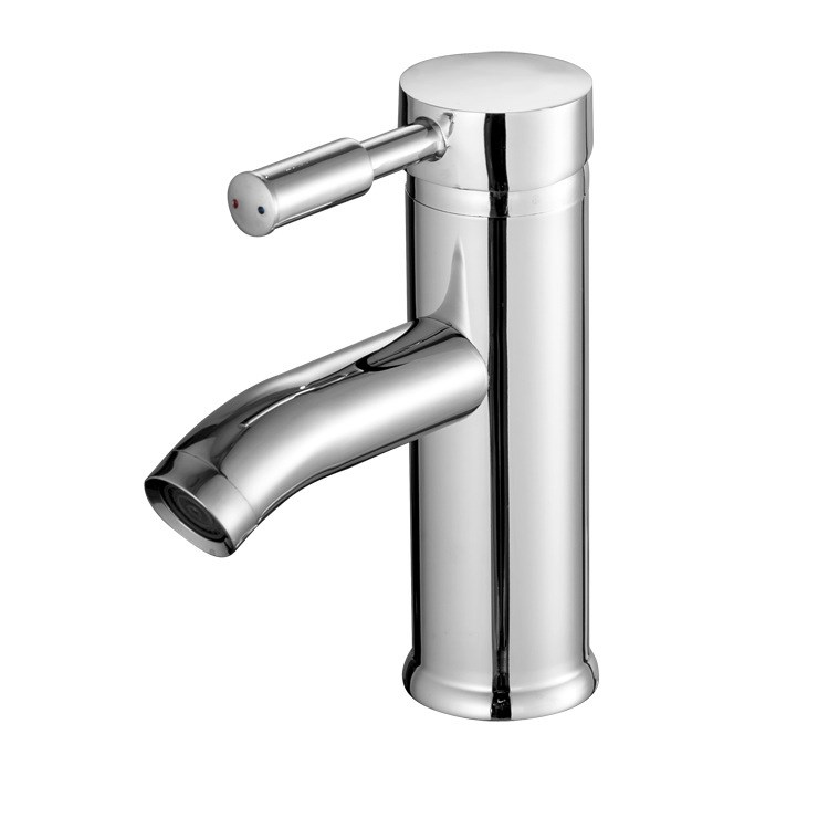 南安卫浴厂家直销面盆水龙头钢冷热水嘴 浴室柜盆短弯单孔批发