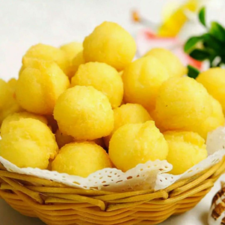 比利时进口路多萨薯球2.5kg 西餐油炸土豆球 肯德基薯条冷冻薯球