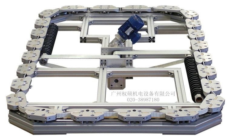 权硕机电 精密矩形环形轨道系统 圆弧导轨 弧形轨道