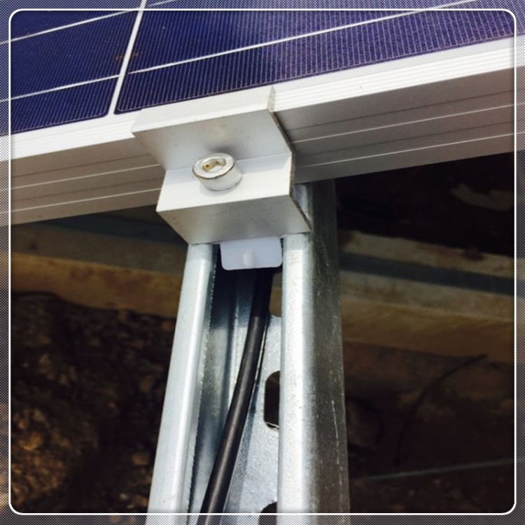 【支架太阳能板】湖北武汉供应太阳能板热镀锌光伏支架 三角配件 直连