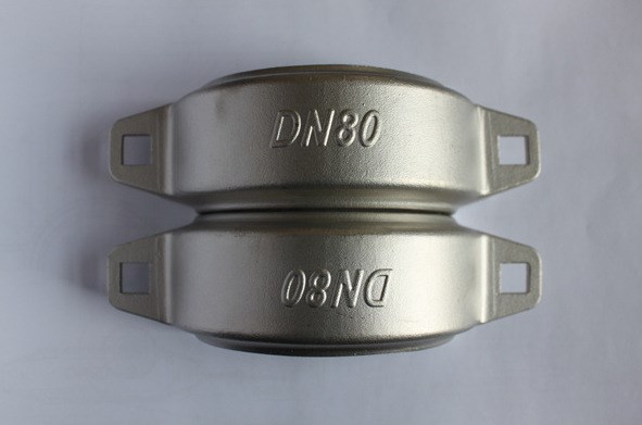 沟槽管件卡箍钢卡沟槽卡箍消防管件沟槽式连接件