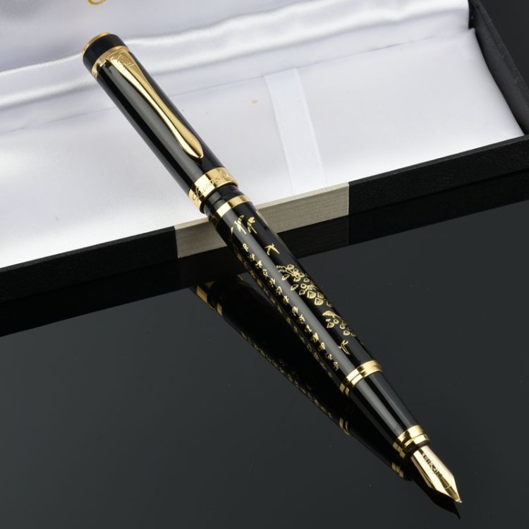 罗氏钢笔美工笔硬笔书法金属钢笔弯尖钢笔练字财务商办公签字笔