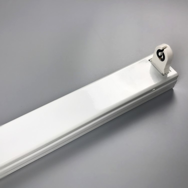 t8led支架 单支平盖 单平支架 灯管支架 日光灯 加厚单管荧灯