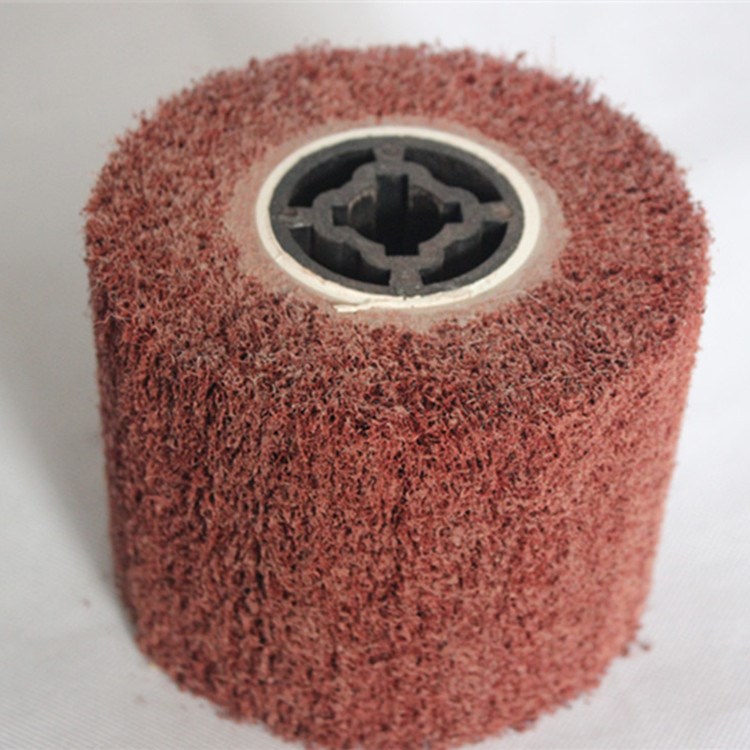 【金属抛光轮】拉丝轮拉丝轮 红色百洁布拉丝轮金属不锈钢拉丝机拉丝