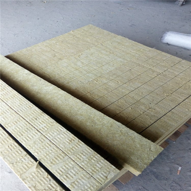 厂家供应机制岩棉大板 加工耐火防盗门隔音吸声岩棉复合板裁条