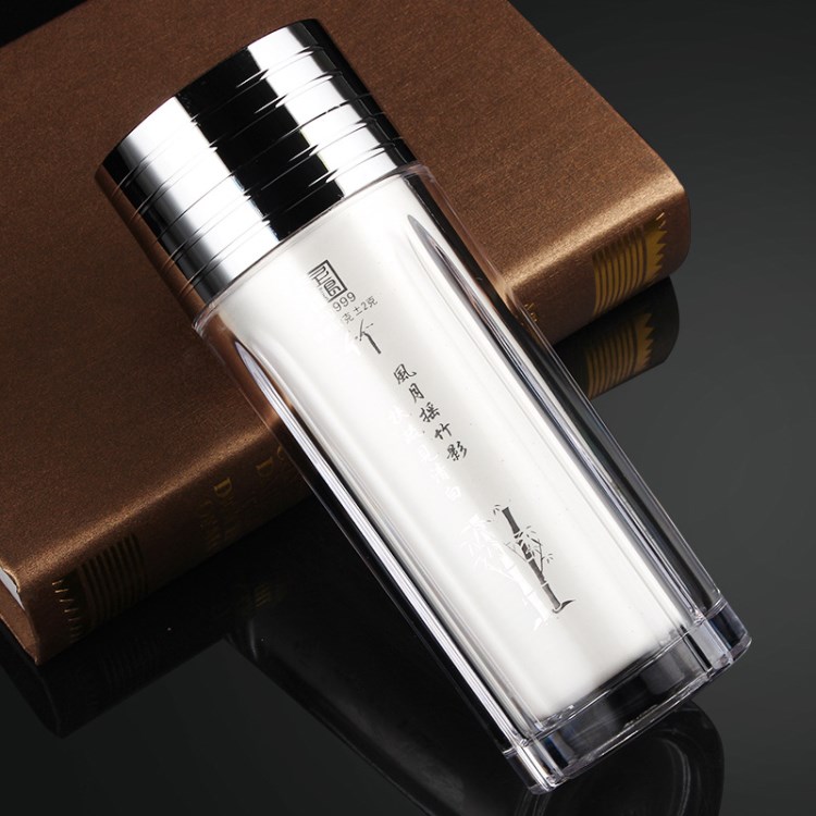 纯银保健杯 镀银水杯银离子杯保温杯 高档礼品杯广告杯定做印字