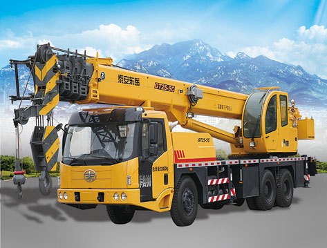 泰安起重机东岳25吨吊车gt2542汽车起重机