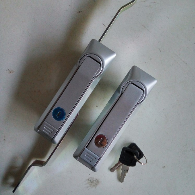 电柜门锁 工业机箱柜锁 开关柜锁ms831 平面连杆锁 三点天地柜锁