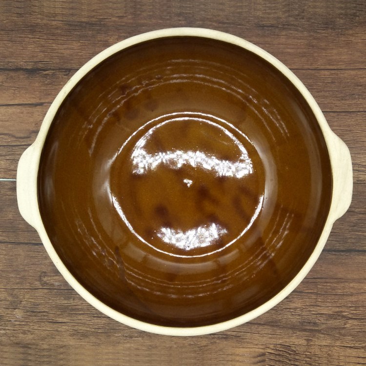 土钵粗陶土陶涮锅家用传统锅仔耐热耐高温陶瓷浅锅砂锅碳火炉