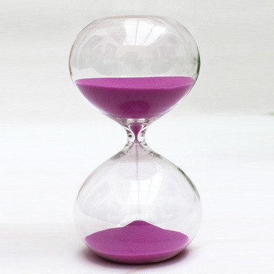 水晶泡芙沙漏计时器15分钟流沙沙漏装饰摆件家居礼品礼物特价批发