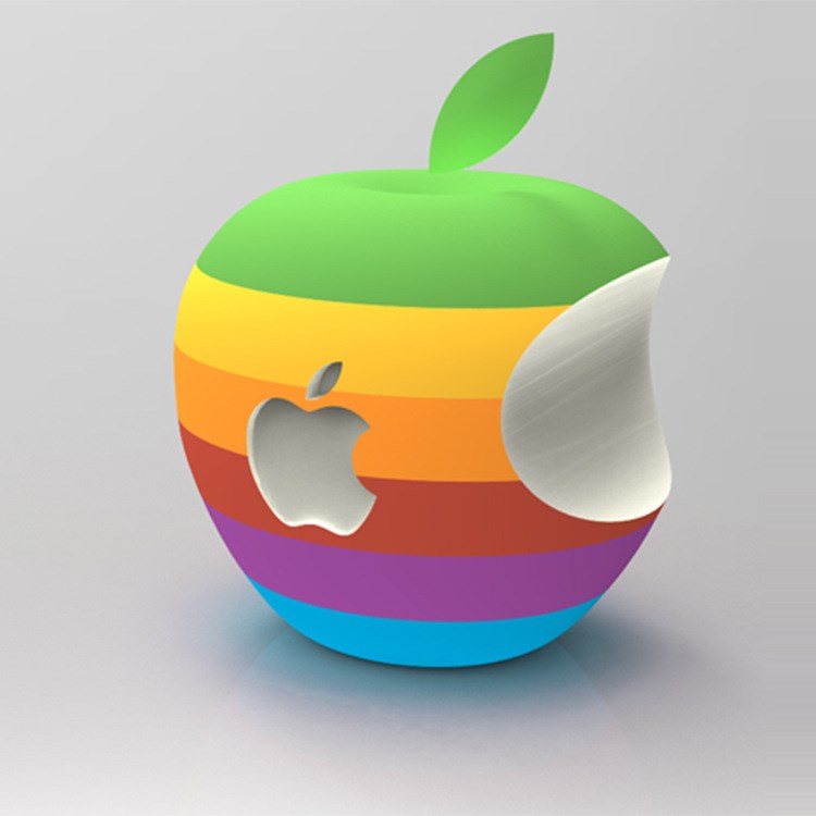 【加工激光】苹果标志3d打印手板 金属cnc加工设计定制产品模型激光