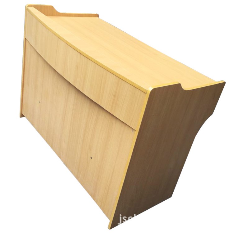 讲桌老师弧形木质多媒体演讲台迎宾台学校讲台教室教师讲台桌热卖