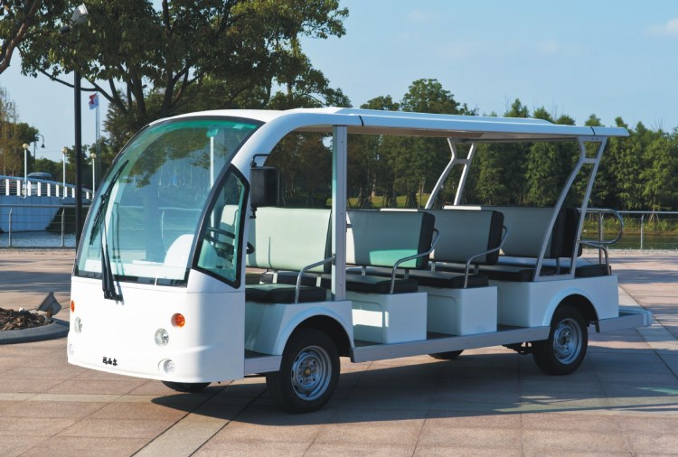 供应玛西尔观光游览车多座纯电动四轮车十四座电动观光车代步车