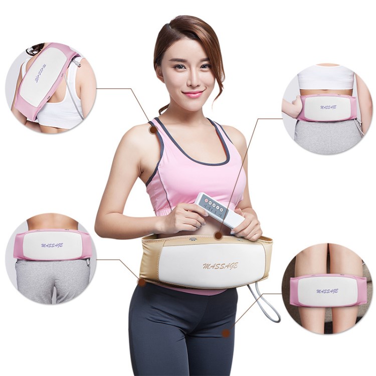 【甩脂腰带】茗振厂家直销电热甩脂震动按摩腰带减小肚子腰部按摩器一