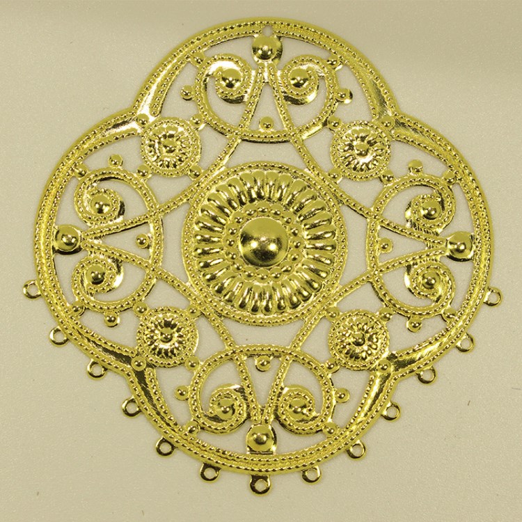 diy饰品 铜配件材料冲压铜片饰品吊片吊饰 工艺品配件材料