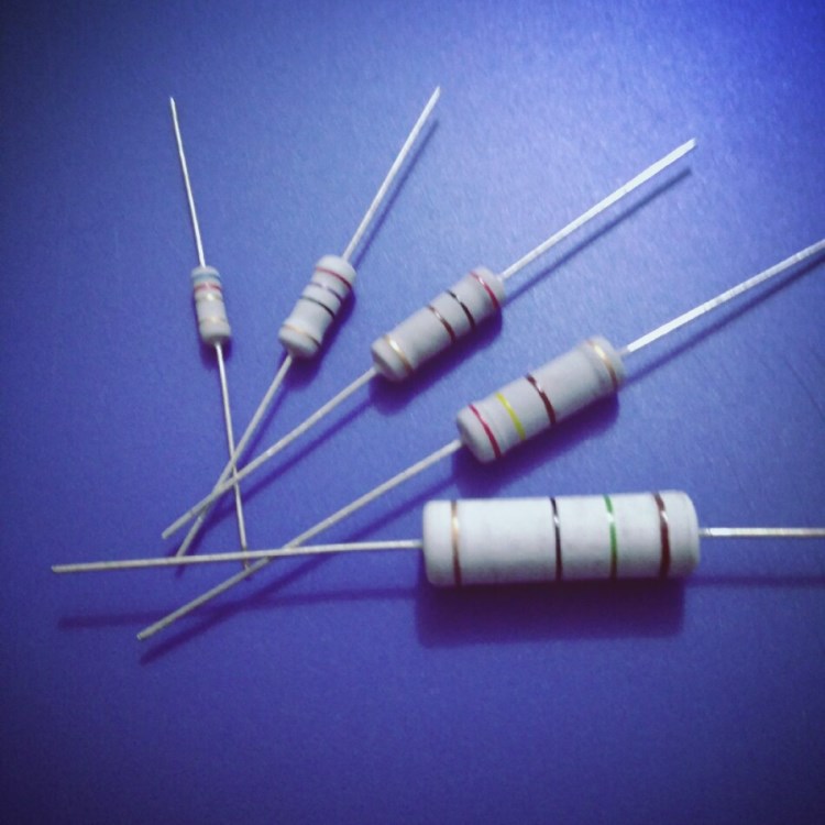 高品质生产金属氧化膜固定电阻器1/2w